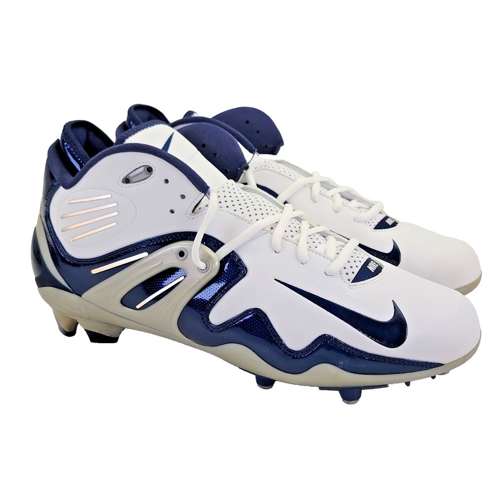 Nike Air Zoom Apocalypse IV Men's Blue/White Football Cleats Size 13 NOS W/Box
